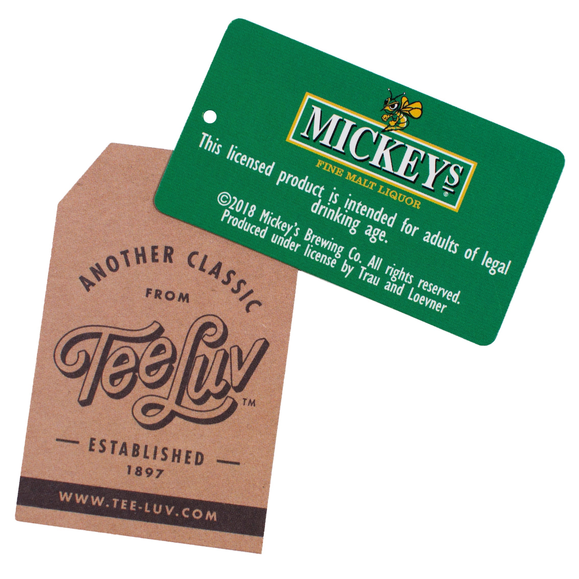 Mickey's Fine Malt Liquor Hornet Logo Hooded Sweatshirt - Kelly Green