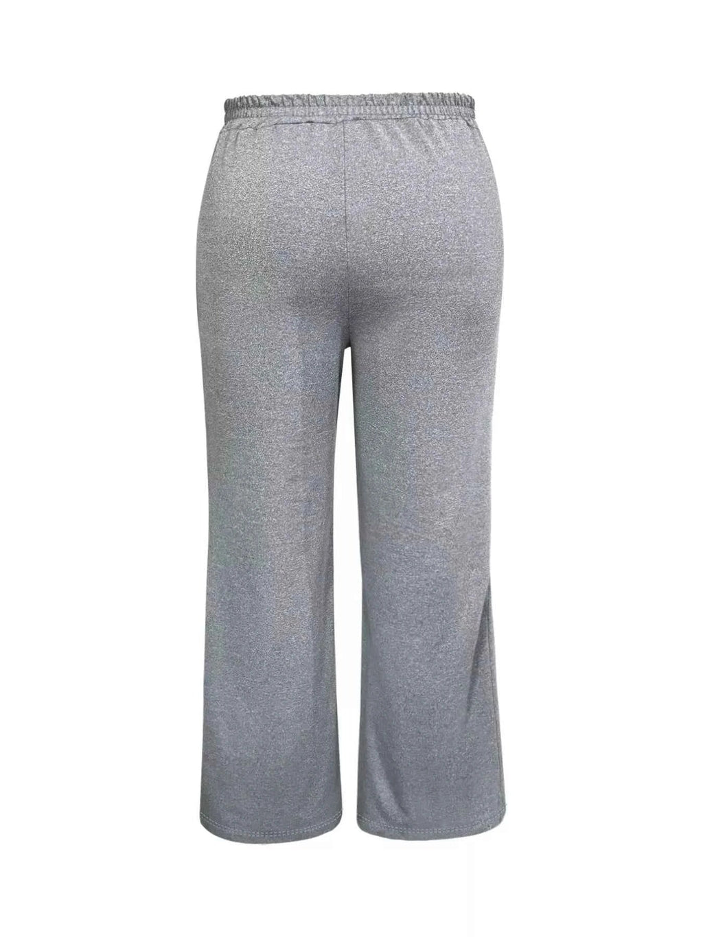 Plus Size Striped Contrast Wide Leg Pants