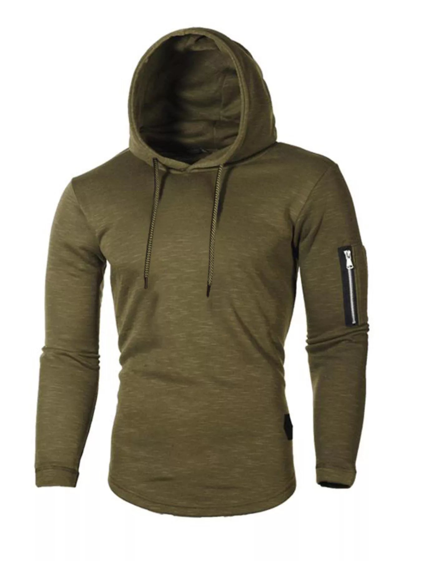 Men's Plus Size Casual Slim Fit Long Sleeve Hoodie