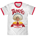 Tapatio Hot Sauce Ringer T-Shirt - White/Red