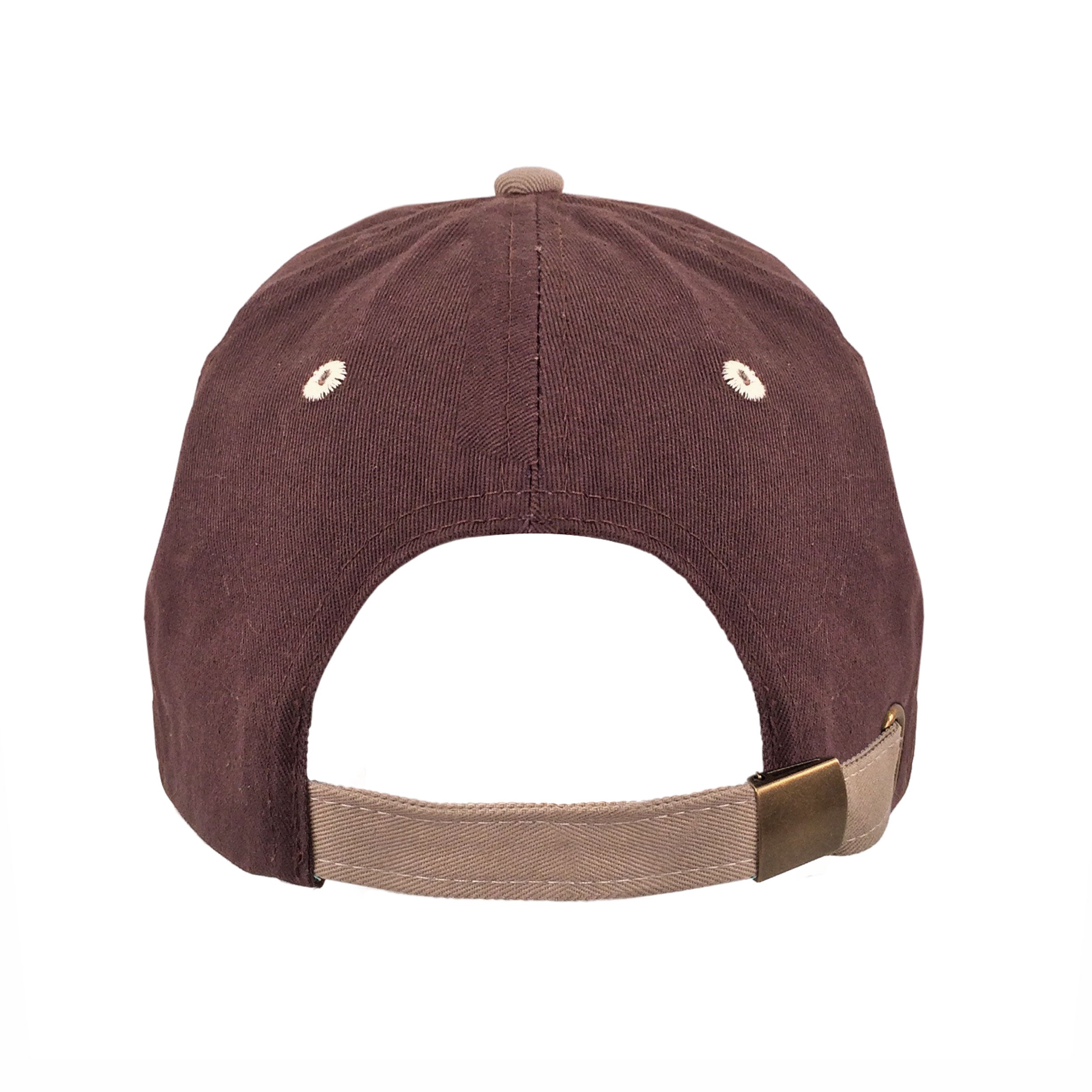 A&W Root Beer Logo Baseball Hat - Brown and Tan