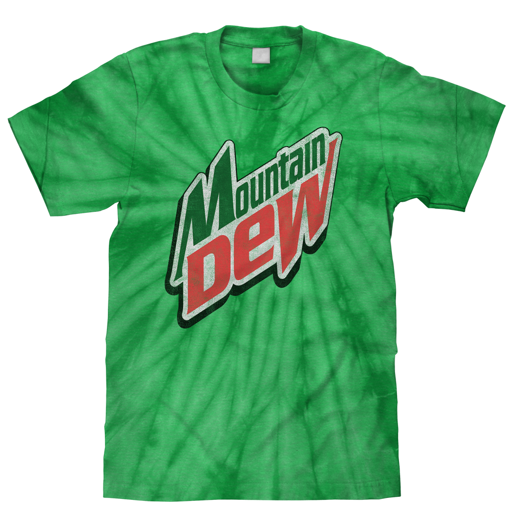 Mountain Dew Logo Tie Dye T-Shirt - Spider Kelly