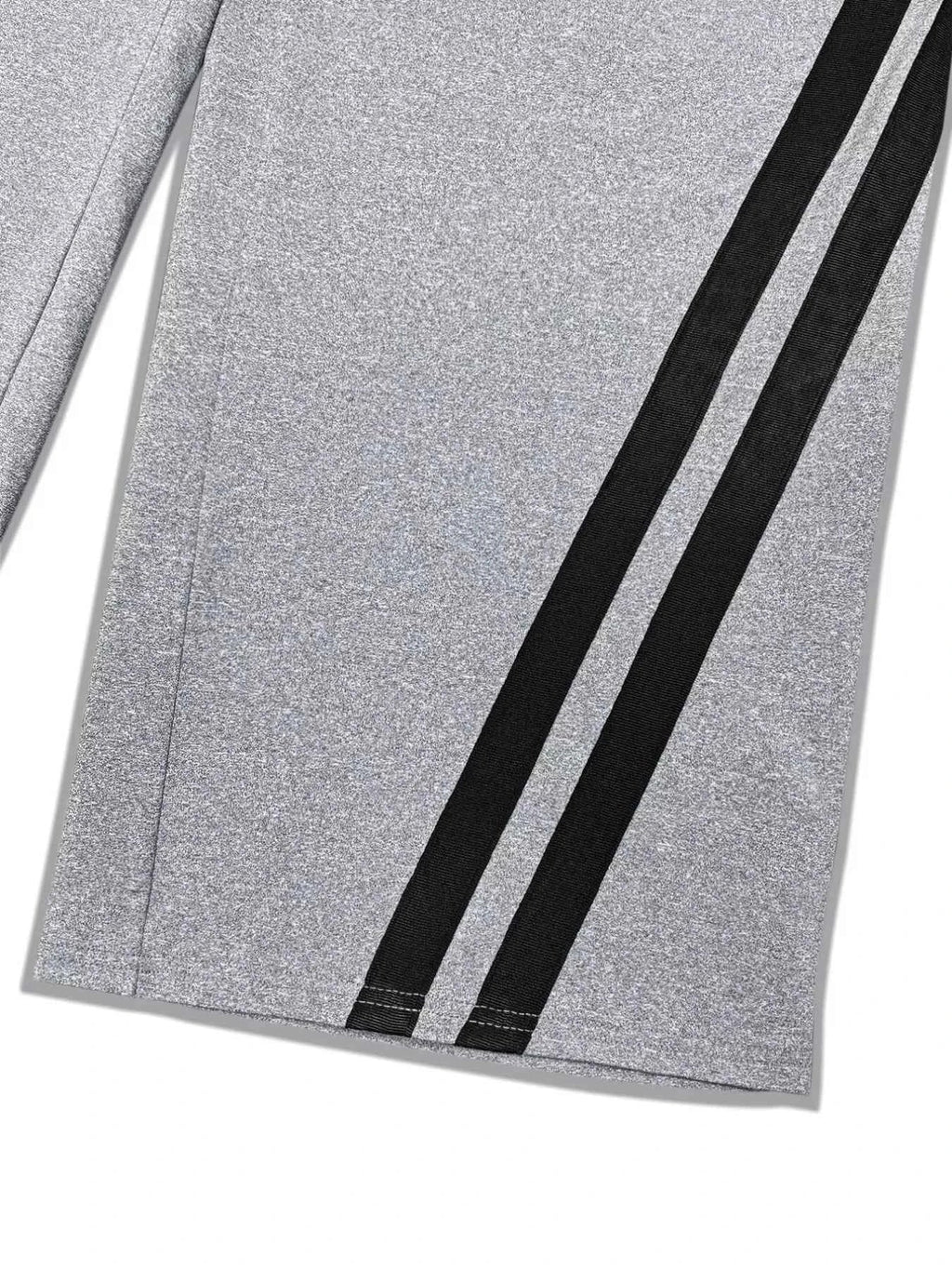 Plus Size Striped Contrast Wide Leg Pants