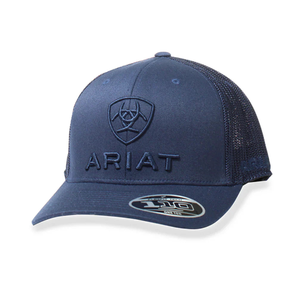 ARIAT 110 Logo (Navy) - Trucker Cap