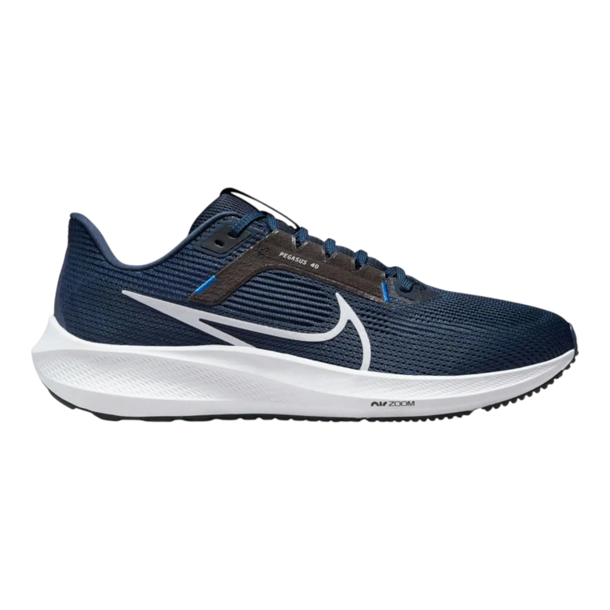 Nike Air Zoom Pegasus 40 Men Running Sneakers Midnight Navy Black Racer Blue White