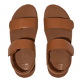 FitFlop Lulu Adjustable Leather Back Women’s Sandals – Light Tan