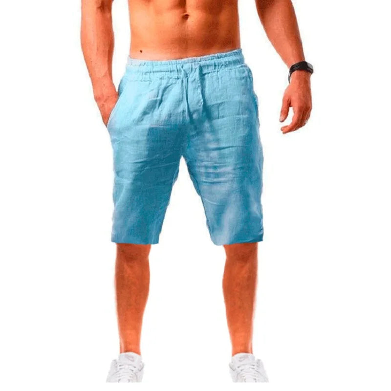 BreezeFit Men's Linen Shorts: Cool, Stylish, Versatile