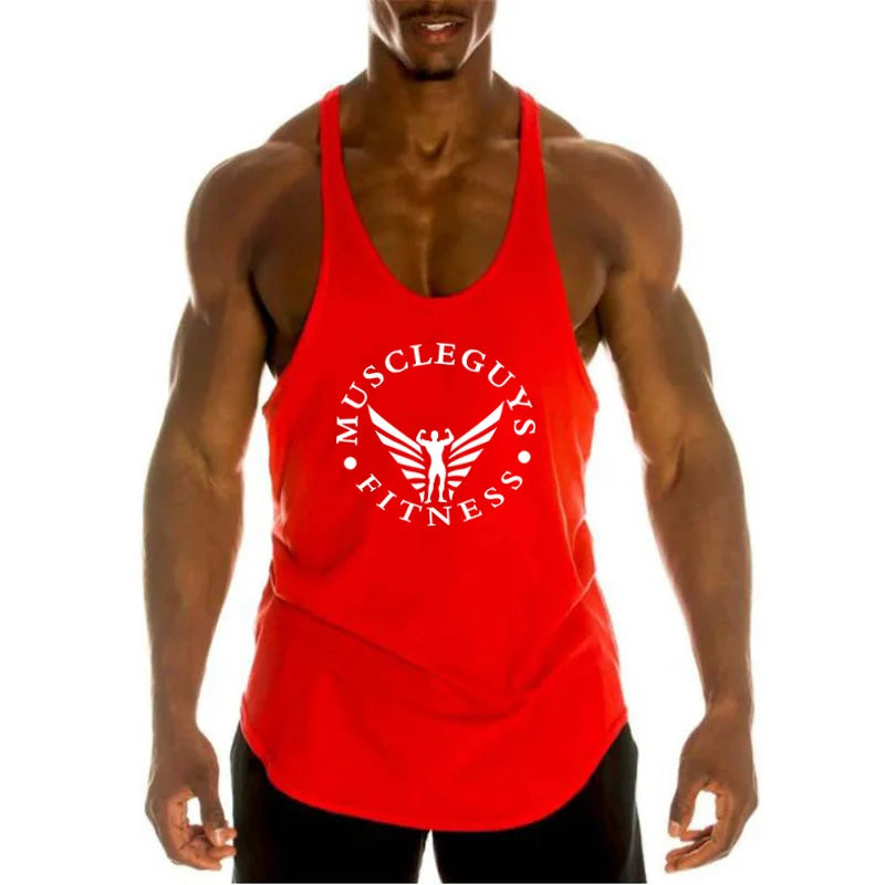 FlexFit Men's Muscle Gym Tank - Sleeveless Sportswear