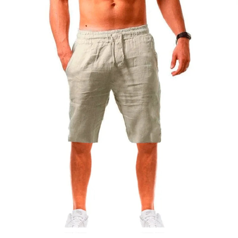 BreezeFit Men's Linen Shorts: Cool, Stylish, Versatile