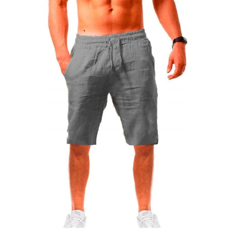 BreezeFit Men's Linen Shorts: Cool, Stylish, Versatile