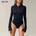 Elegant Long Sleeve Bodysuit for Women