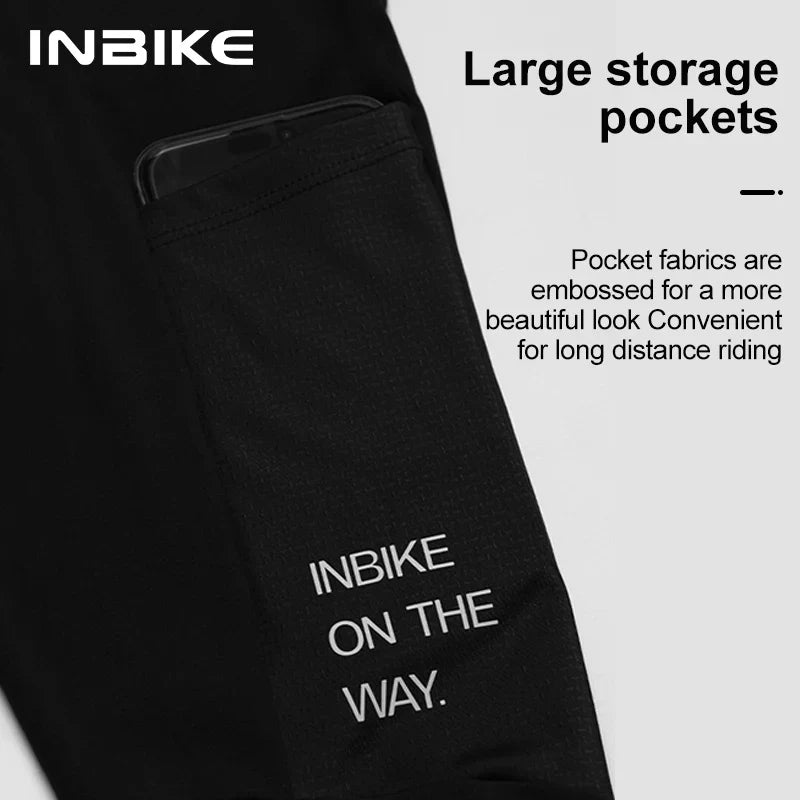 INBIKE Thermal Fleece Men's Cycling Bib Pants