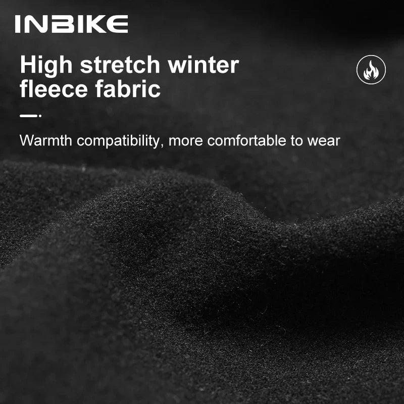 INBIKE Thermal Fleece Men's Cycling Bib Pants