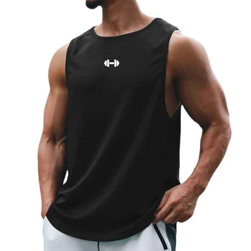 BreezeFit Men's Quick-Dry Gym Tank Top