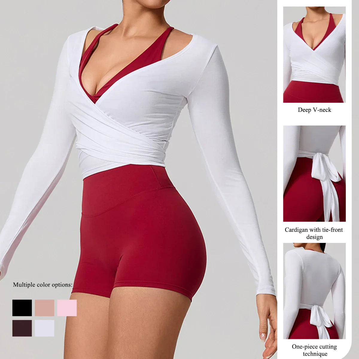 Hearuisavy Women's Quick Dry Yoga Sports Top