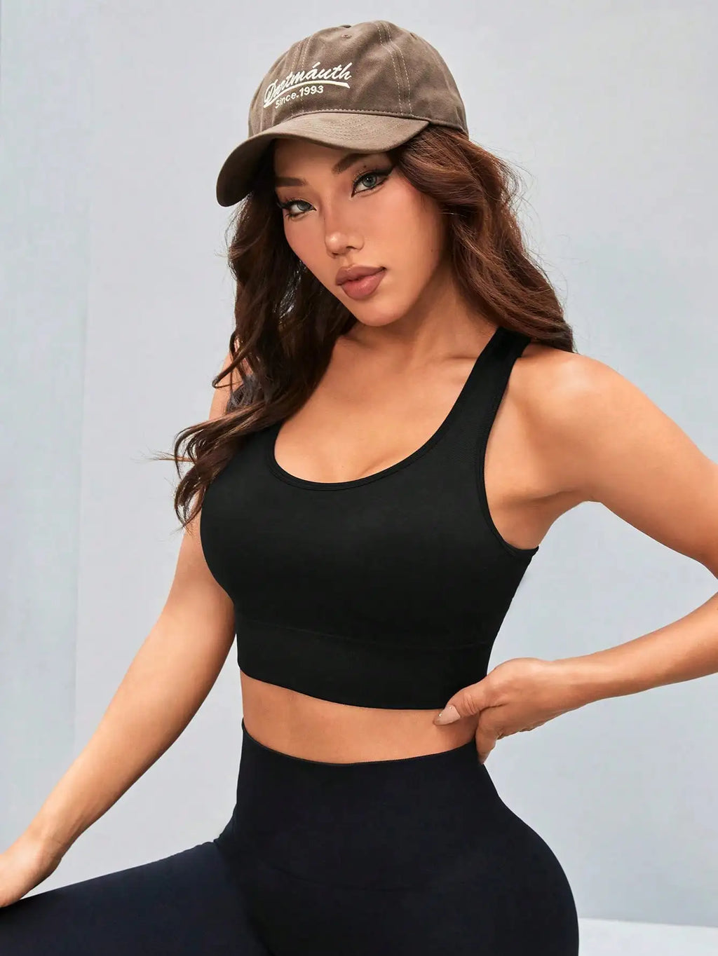 Women's Racerback Longline Sports Bra