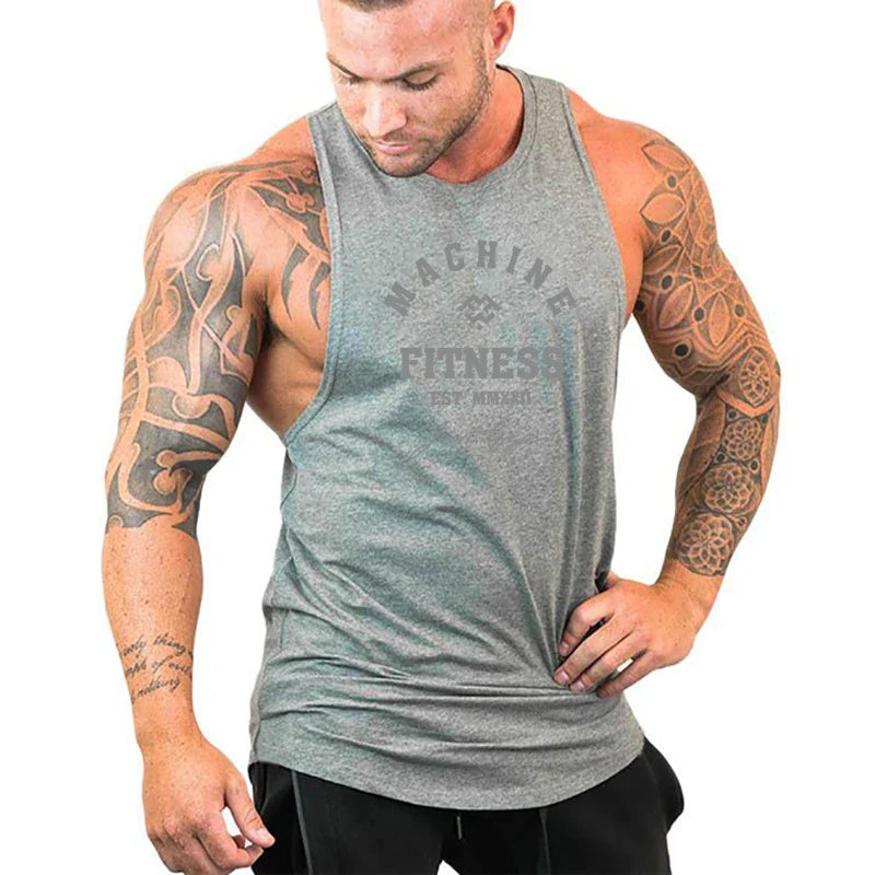 FlexFit Muscle Tank: Men's Cotton Workout Vest
