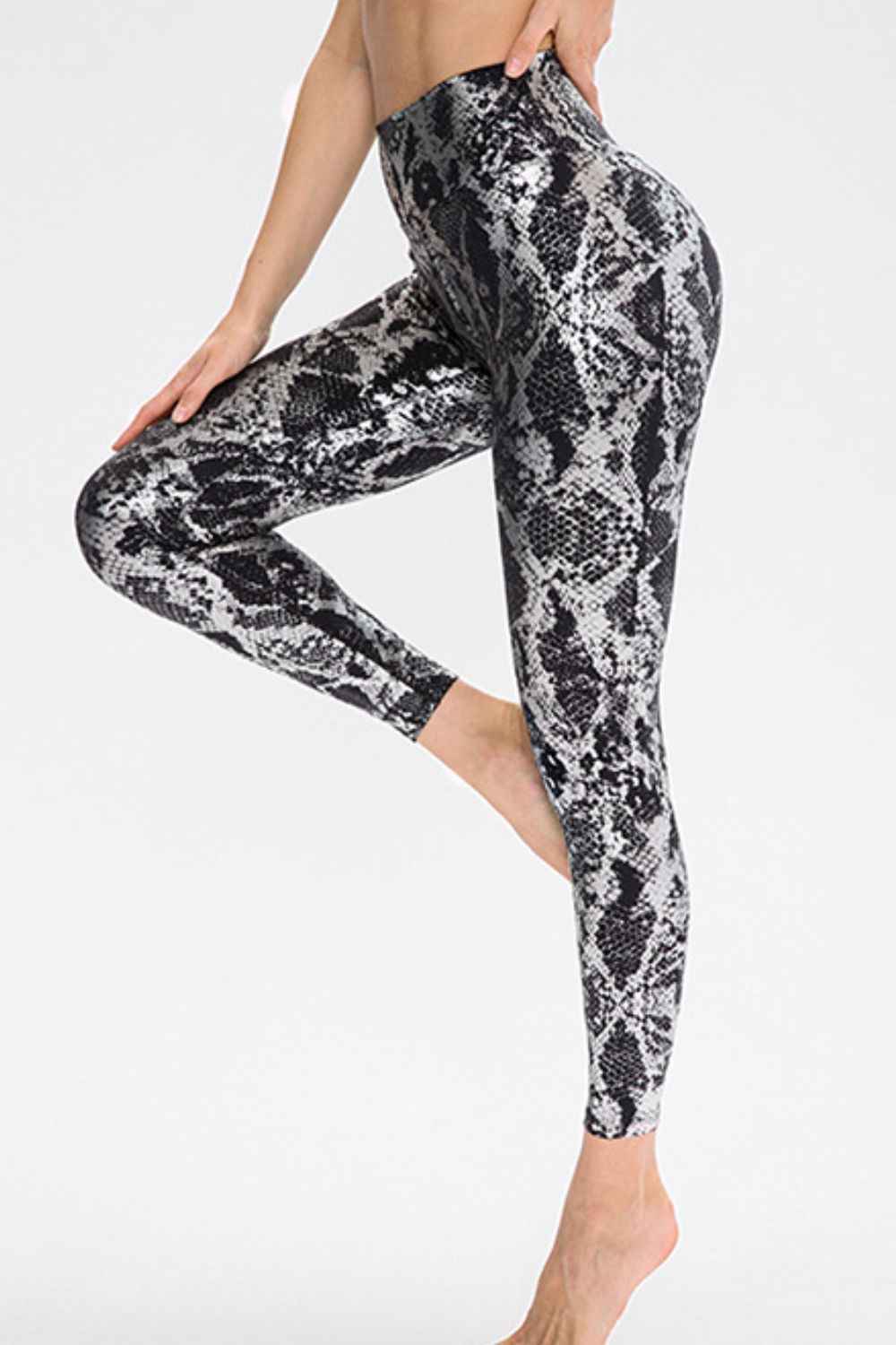 Slim Fit Animal Print Sports Leggings