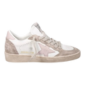 Golden Goose Ball Star Women Sneakers White Pink Beige Leather