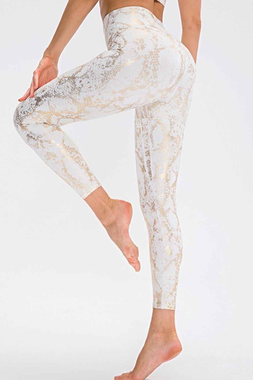 Slim Fit Animal Print Sports Leggings